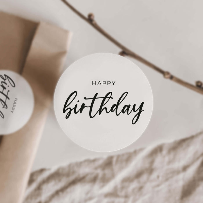 Happy Birthday Aufkleberset