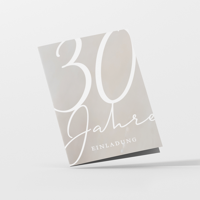 Einladung zum 30. Geburtstag Freja