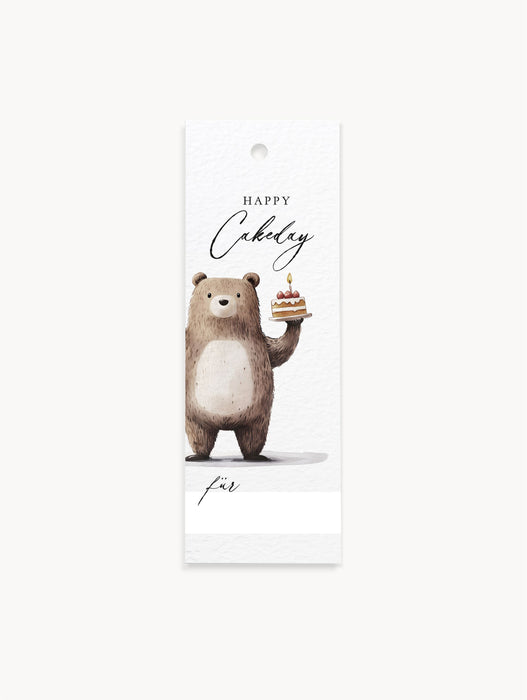 Geschenkanhänger Bär im 8er Set