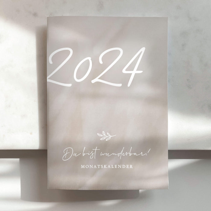Monatskalender 2024 Du bist wunderbar