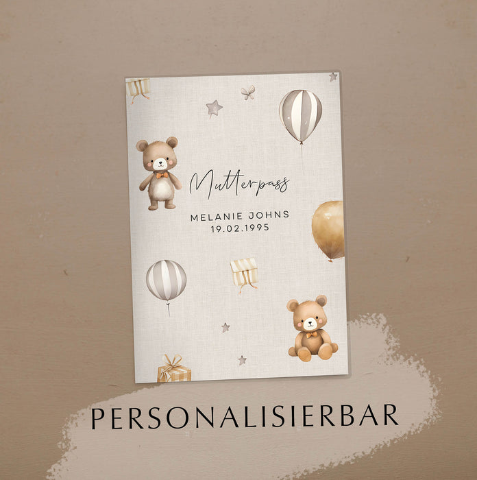 Mutterpass Hülle personalisiert Molly Beige