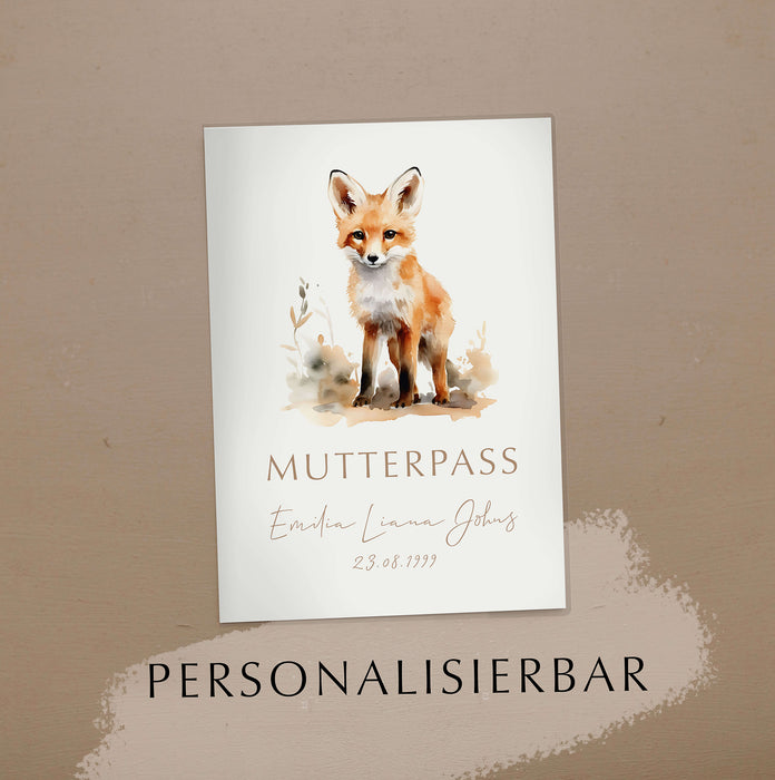 Mutterpass Hülle personalisiert Milian