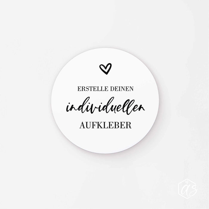 MATT 60mm individuelle Aufkleber