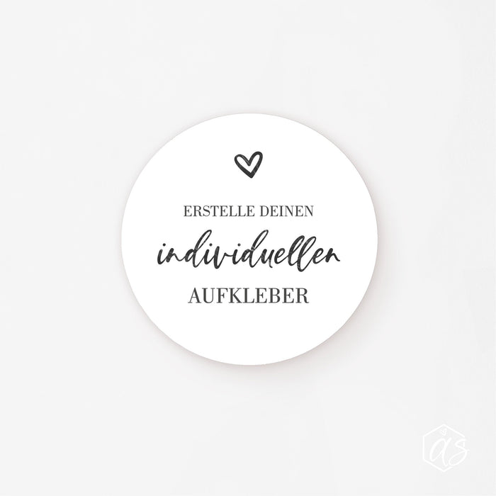 MATT 50mm individuelle Aufkleber