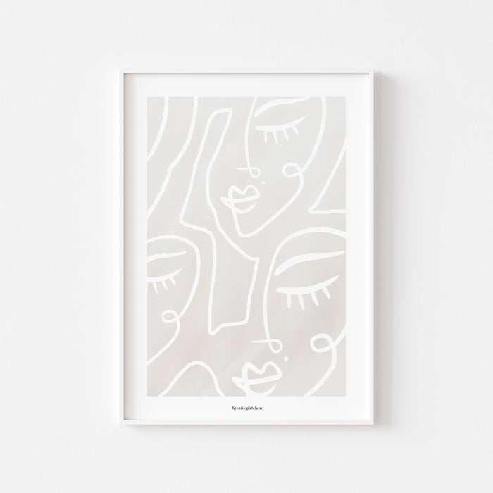 Poster One Line Beauty