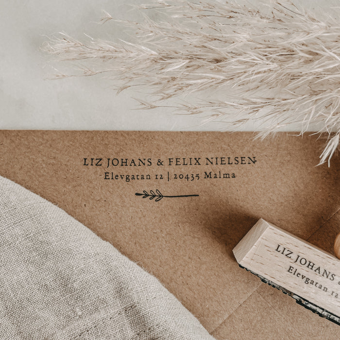 Personalisierter Stempel Elin zur Hochzeit