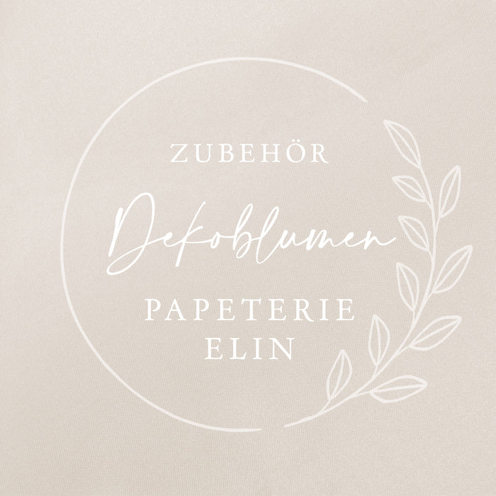 Dekoblumen Zubehör Papeterie Elin