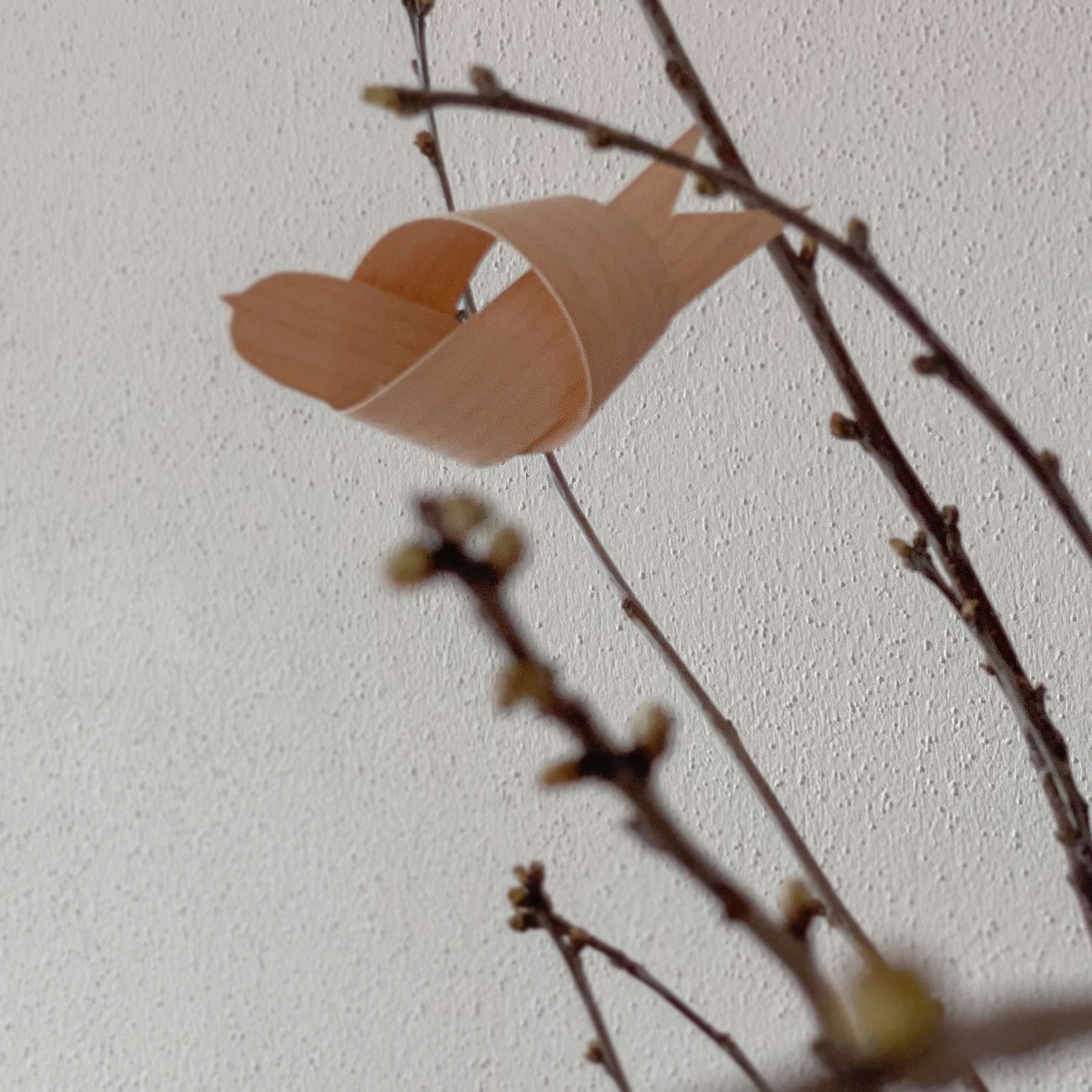 DIY Vogel aus Holzfurnier