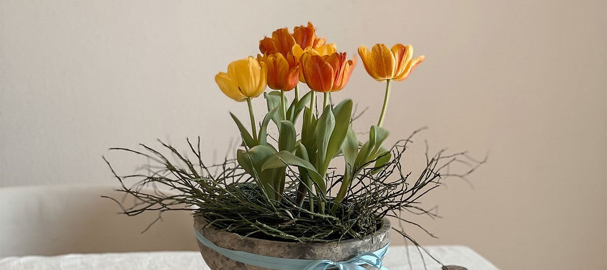 DIY Tulpenschale zu Ostern – natürlich & schnell gemacht — NORDEULE®