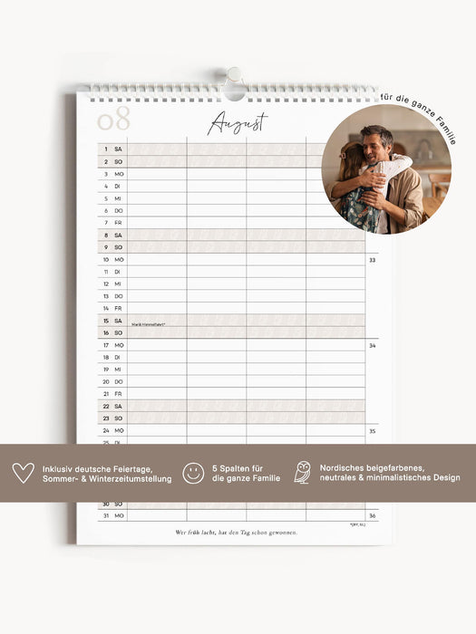 Wandkalender 2026, DIN A4 Augenblicke voller Abenteuer (Limited Edition)