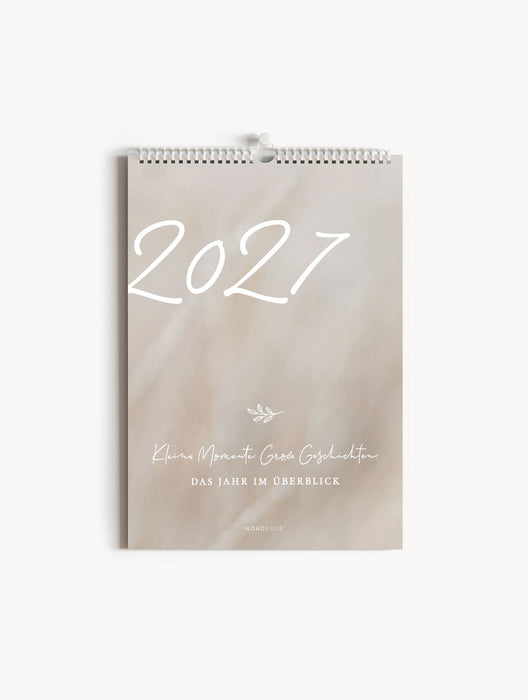 Wandkalender 2027, DIN A4 | Kleine Momente. Große Geschichten