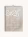 Familienkalender DIN A3 2026 in Beige – stilvoller Wandkalender für die ganze Familie