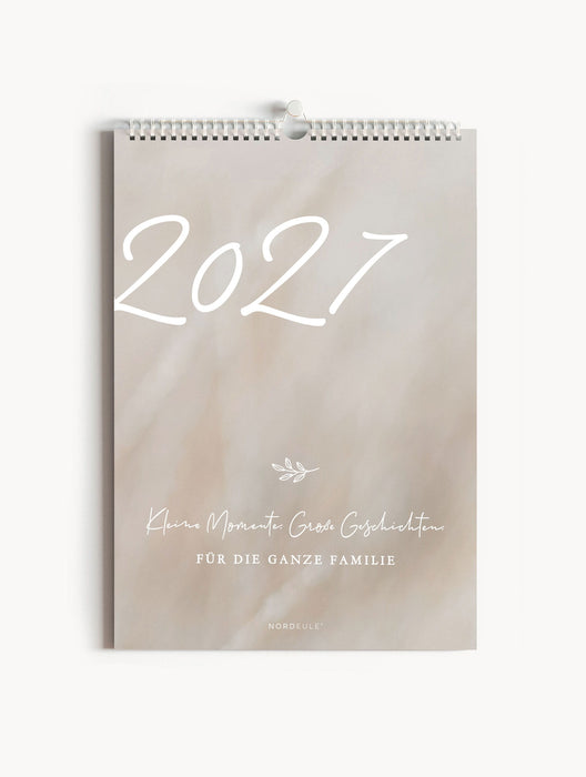 Familienkalender 2027, DIN A3 | Kleine Momente. Große Geschichten