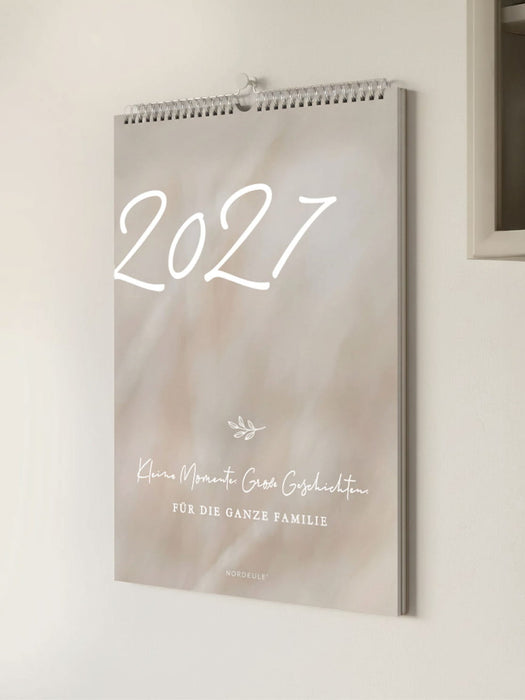 Familienkalender 2027, DIN A3 | Kleine Momente. Große Geschichten