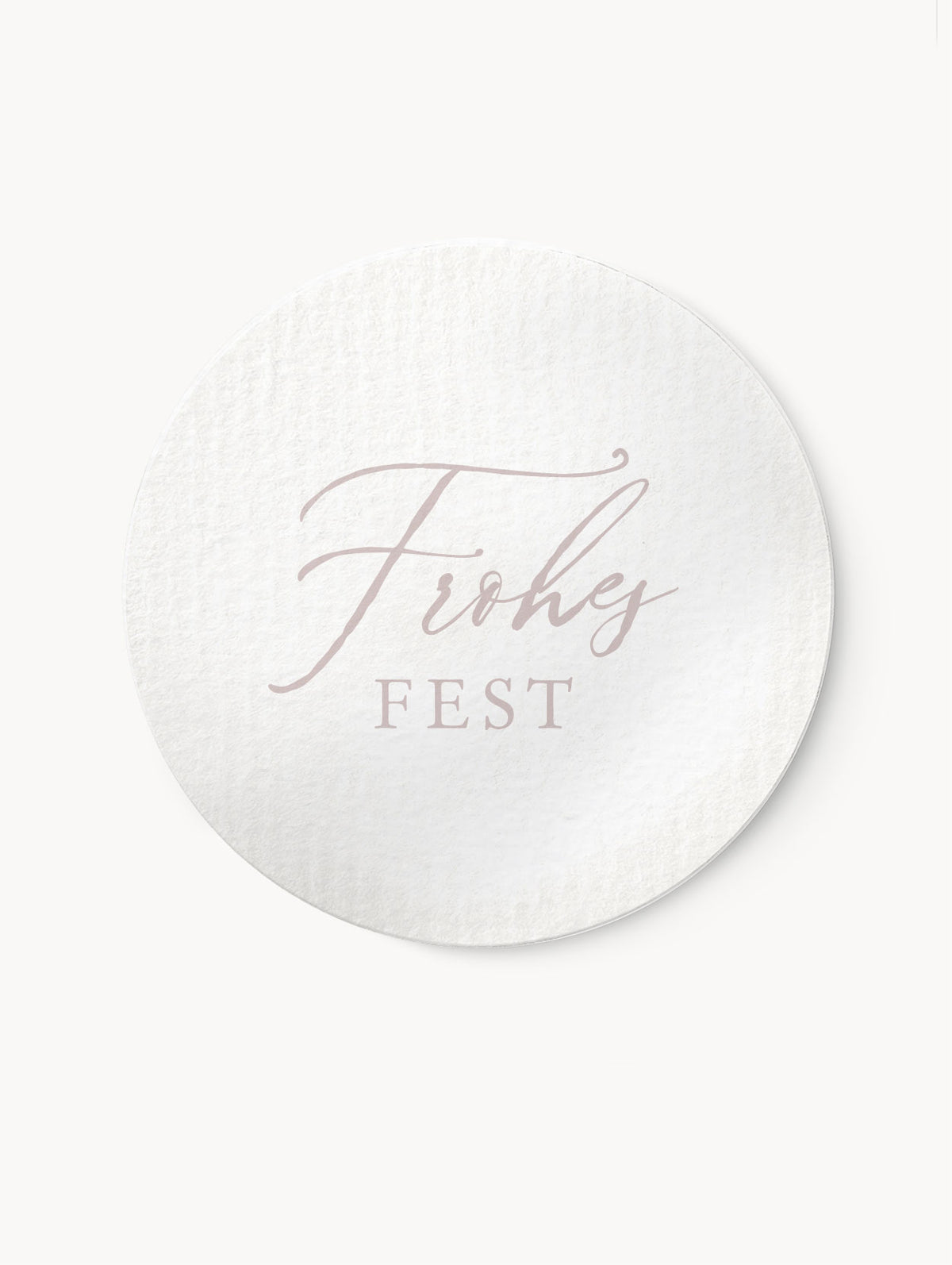 2er Set Hochzeits-Aufkleber Rosa - 50 Runde Sticker Für Geschenke & Karten