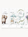 Mix-Set aus vier Geschenkanhänger-Motiven mit Aufschriften wie „Alles Gute“, „Happy Cakeday“ & weitere – perfekt für die stilvolle Geschenkverpackung für Geburtstagsgeschenke