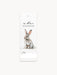 8 Geschenkanhänger mit Osterhasen-Motiv, Schriftzug „Ein kleiner Hasengruß“, Namenszeile, Lochung.