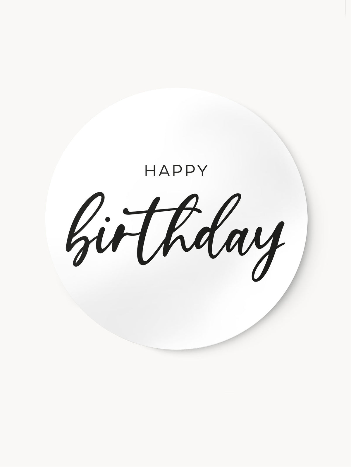 Aufkleber HAPPY BIRTHDAY Ab 10 Stück Sticker Für Geschenkpapiere