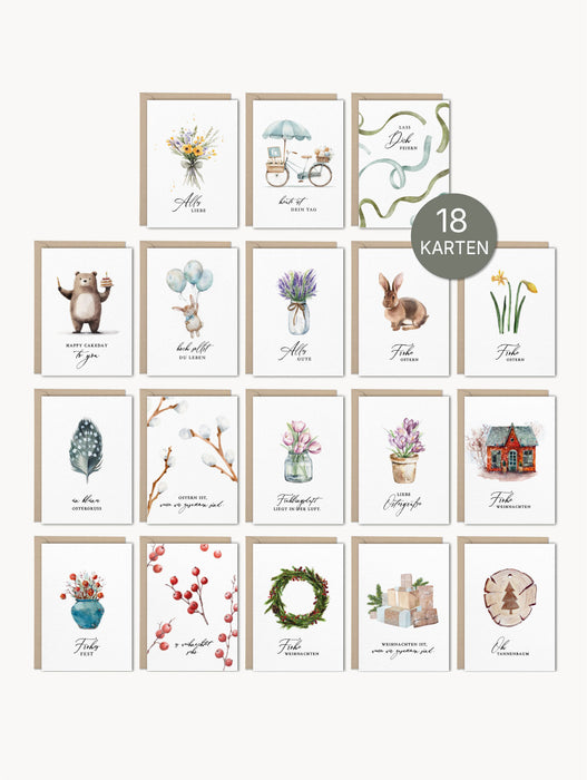 Kartenset Bundle No.1 | 18er Set