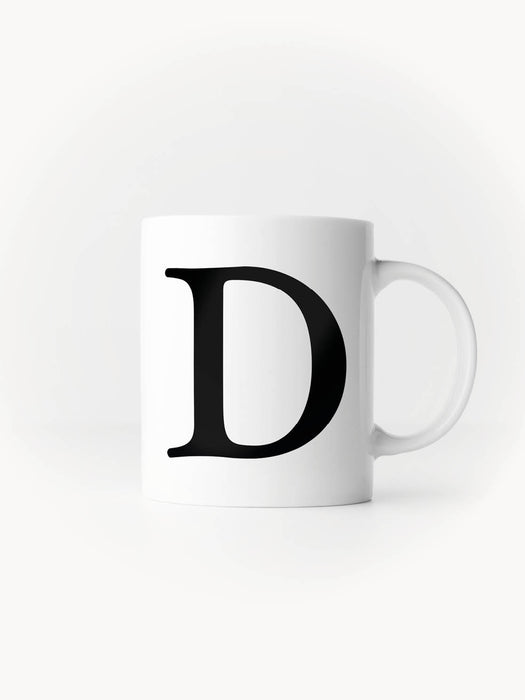 Buchstabe D - Keramiktasse