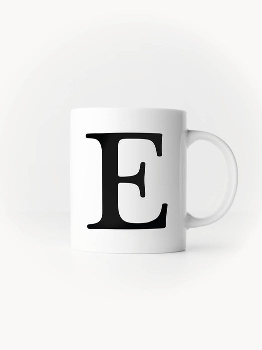 Buchstabe E - Keramiktasse