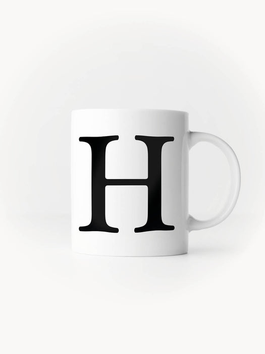 Buchstabe H - Keramiktasse