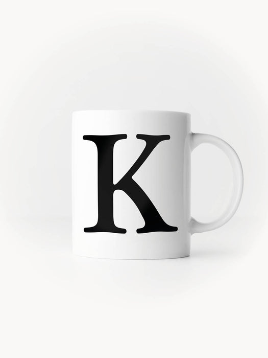 Buchstabe K - Keramiktasse