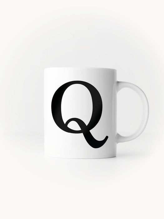 Buchstabe Q - Keramiktasse