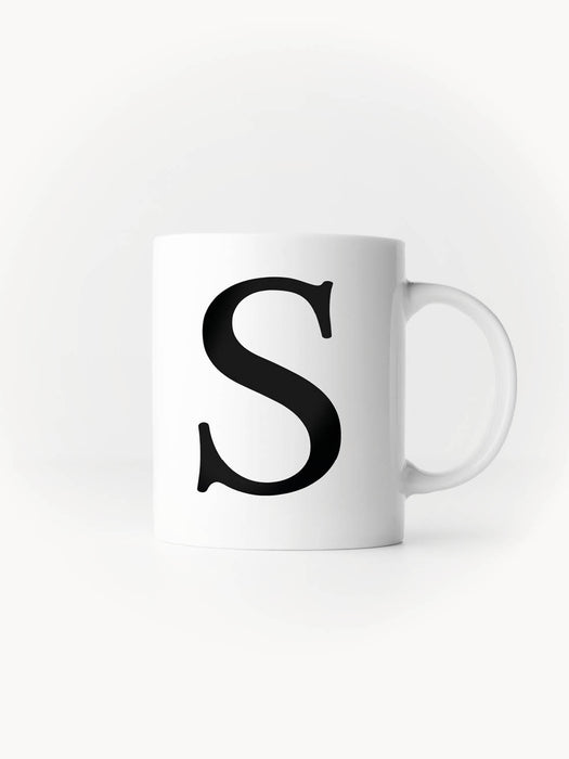 Buchstabe S - Keramiktasse