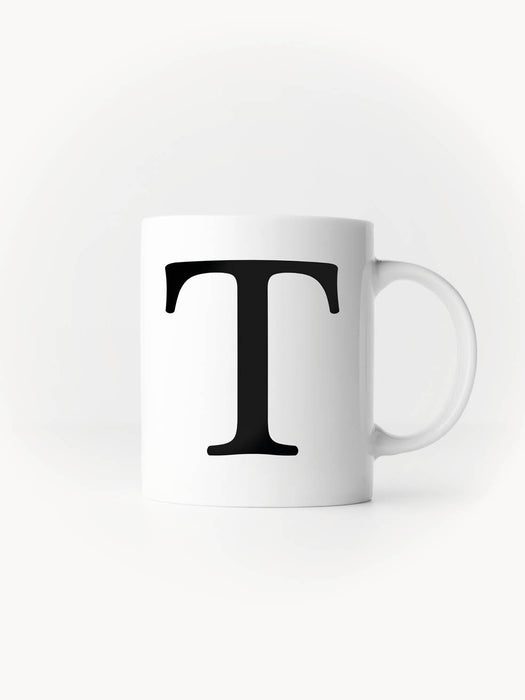 Buchstabe T - Keramiktasse