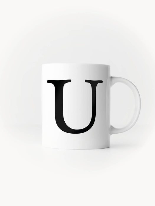 Buchstabe U - Keramiktasse