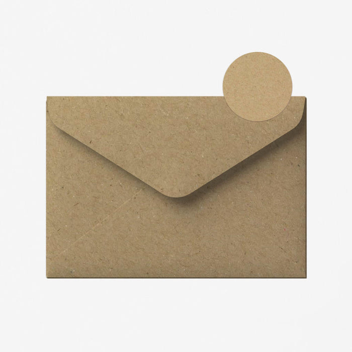 Kraftpapier Braun Briefumschlag