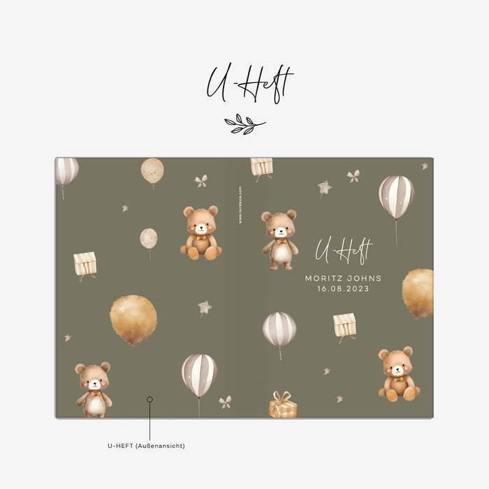 U-Heft und Impfpass Hülle personalisiert im Set Molly Olive