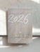 Monatskalender 2026 in Beige, modernes Design, kompakt, übersichtlich, ein Monat pro Doppelseite von NORDEULE
