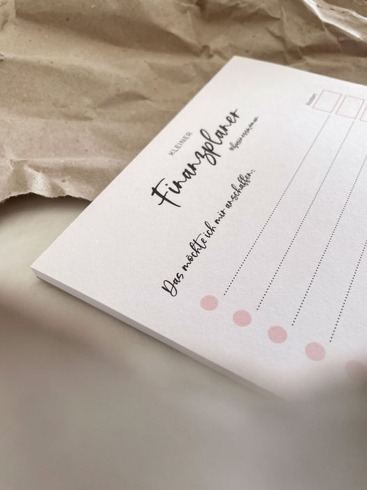 Finanzplaner Businesswoman Notizblock | DIN A5