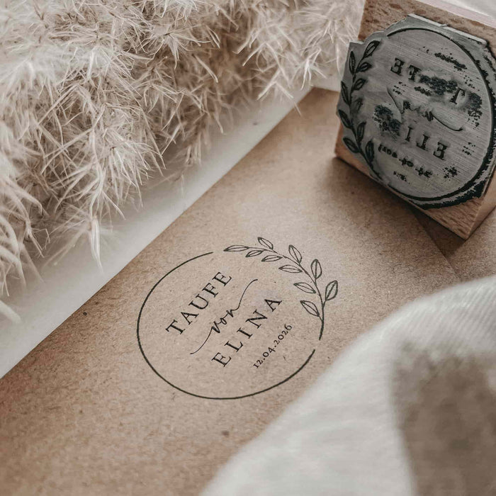 Stempel zur Taufe Elin