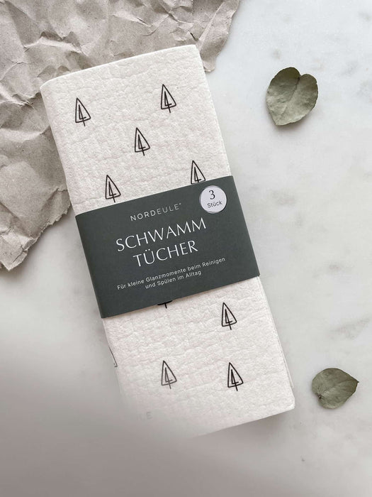 Tanne No.2 Schwammtücher im 3er Set