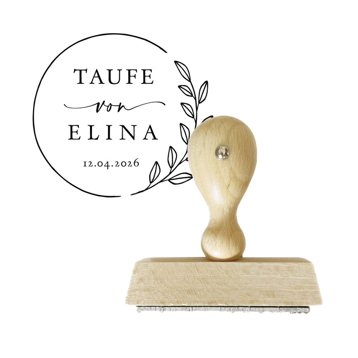 Stempel zur Taufe Elin