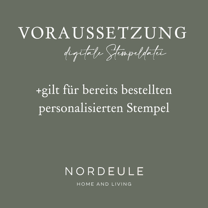 SCHWARZ Digitale Datei deines personalisierten Stempels