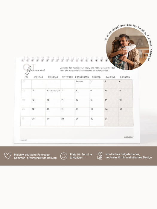 Tischkalender 2026, Augenblicke voller Abenteuer (Limited Edition)
