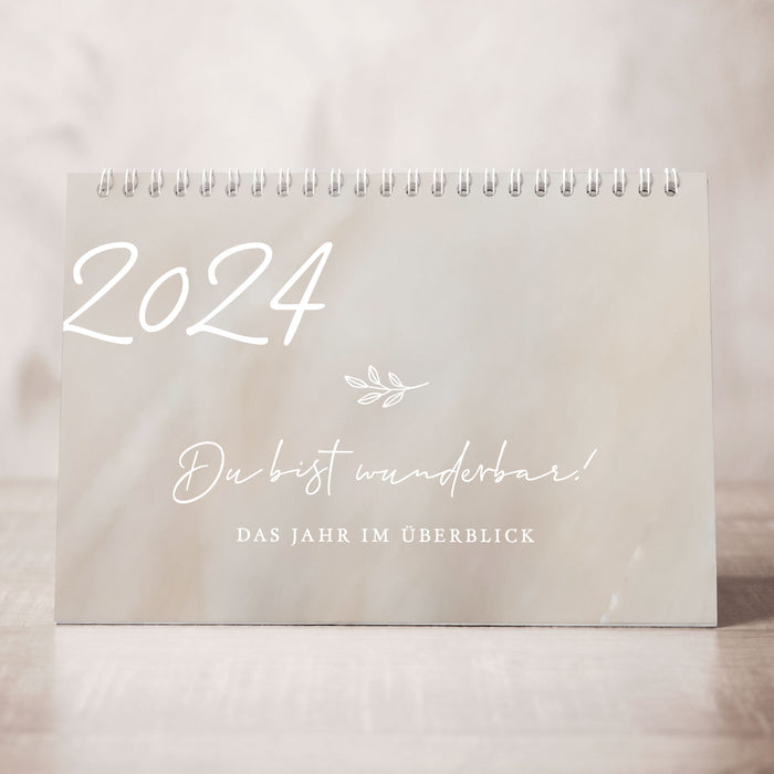 Tischkalender 2024, Du bist wunderbar