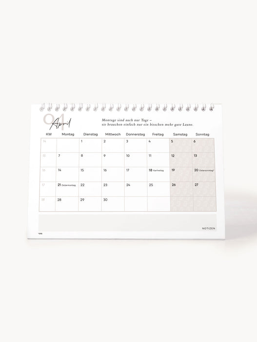 Tischkalender 2025, Kleine Freuden, großes Glück (Limited Edition)