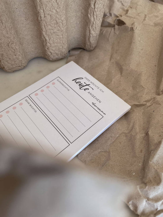 To Do Liste Businesswoman Notizblock | DIN lang