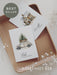 Weihnachtskarten nordischen Aquarellmotiven auf Naturpapier, inkl. Kraftpapier-Umschläge