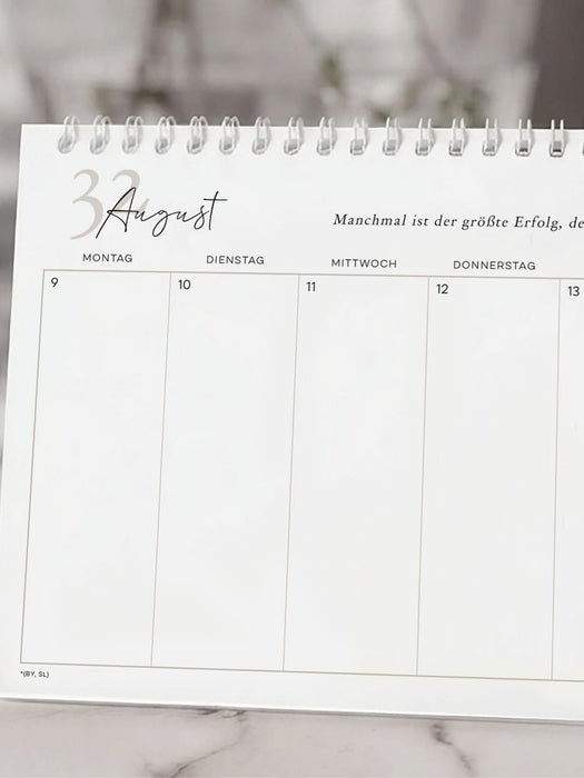 Wochentischkalender 2027 | Kleine Momente. Große Geschichten