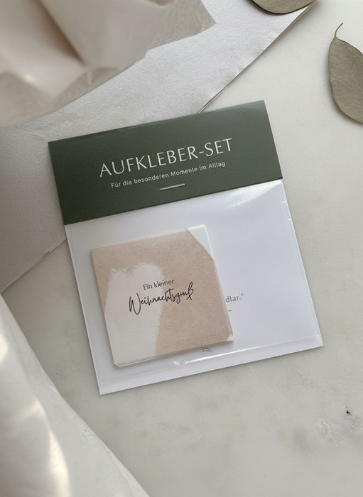 Ein kleiner Weihnachtsgruß Beige | ⌀ 4cm