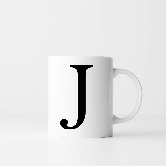 Buchstabe J - Keramiktasse