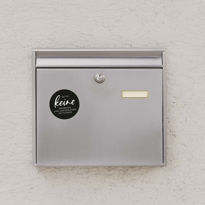 Keine Werbung/Zeitungen, Aufkleber für den Briefkasten