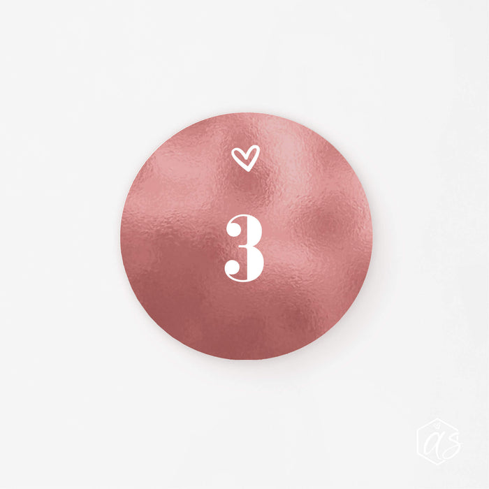 Adventskalender-Set Zahlen