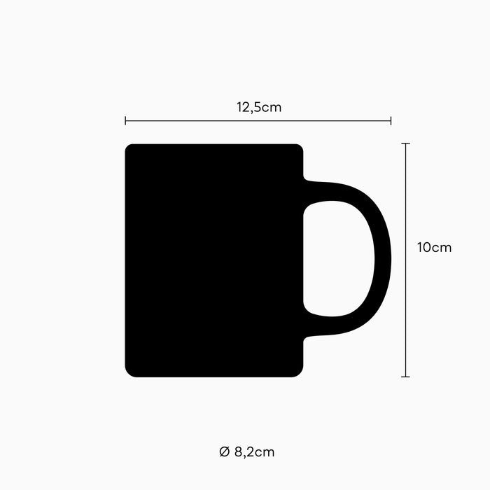 Buchstabe D - Keramiktasse